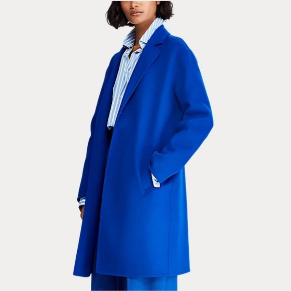 Polo Ralph Lauren Double Face Wool Blend Coat. Sold out online. Size Med… - Picture 1 of 11